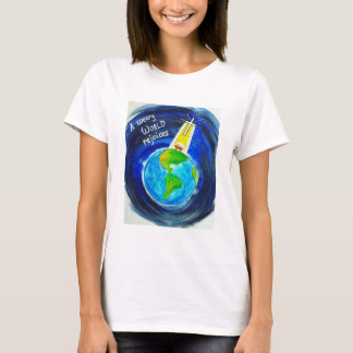 Eine schwache Welt freut sich über den Weihnachtsf T-Shirt