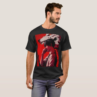eine schwarze und rote Kombination aus Hemd  T-Shirt
