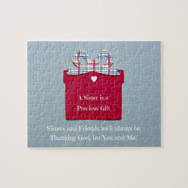 Eine Schwester ist ein Wertvolles Geschenk (Horizontal)