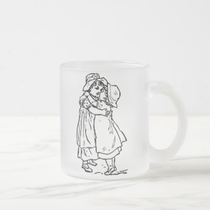 Eine Schwester ist eine Freund-für immer mattiert Mattglastasse
