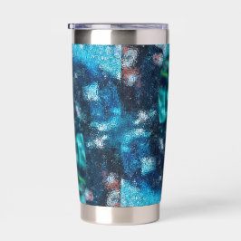 Eine Science-Fiction-Ansicht eines geheimnisvollen Thermobecher