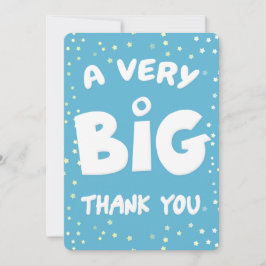 Eine sehr große Dankeskarte von mir