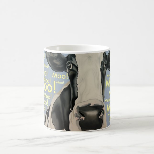 "Eine seine Mooving Erfahrung "eine Kuh-Tasse! Kaffeetasse (Mittel)