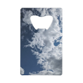 Eine Seite der Wolken Geldbeutel Flaschenöffner