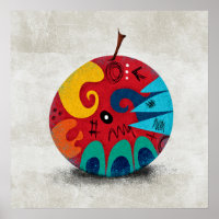 Eine seltsame Apple Poster Wall Art
