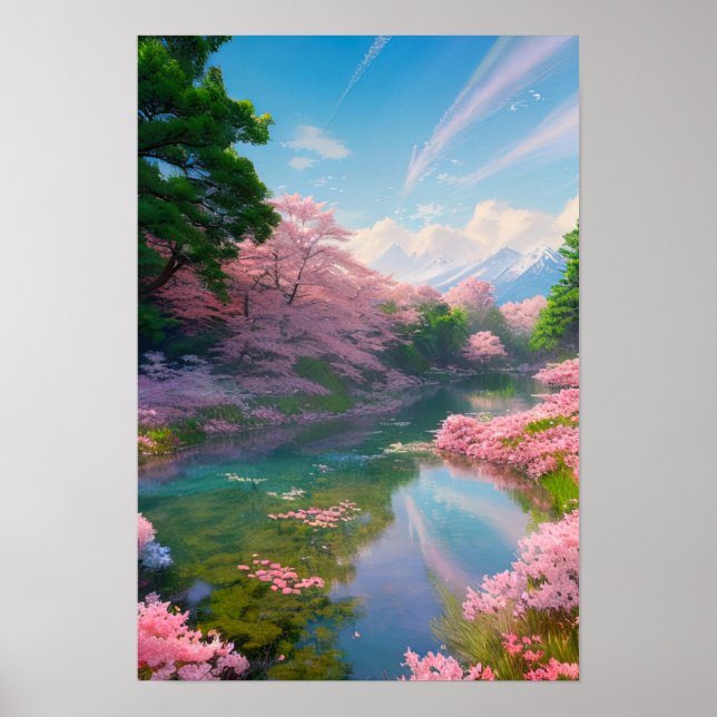 Eine Serenade der Kirschbäume Poster (Vorne)