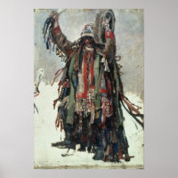 Eine Shaman-Skizze für Yermak