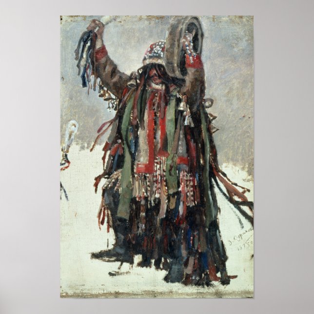 Eine Shaman-Skizze für Yermak Poster (Vorne)
