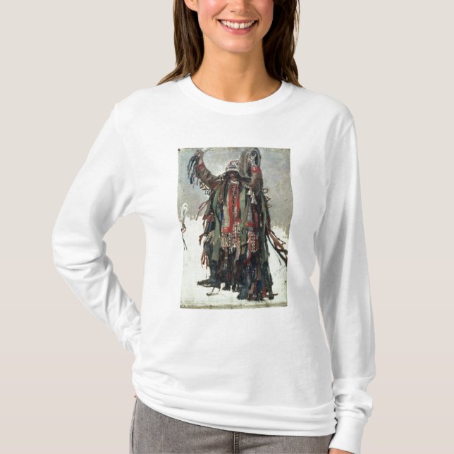 Eine Shamanskizze für Yermak T-Shirt (Vorderseite)