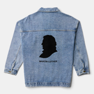 Eine Silhouette des Christlichen Reformer und Theo Jeansjacke