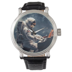 Eine Sinfonie für die Sterne Astronauten-Klavier Armbanduhr
