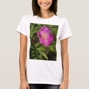 Eine Single-wilde Rose T-Shirt