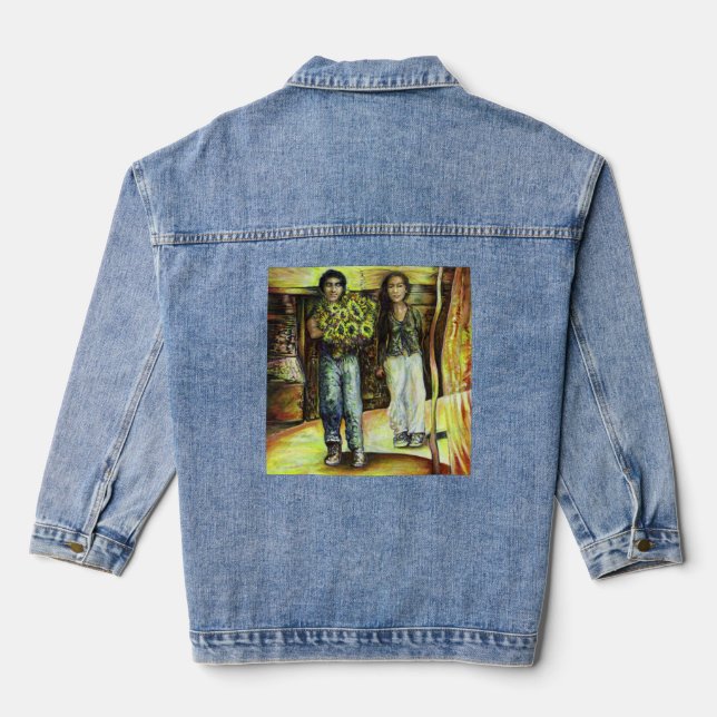 Eine Sixtinische HerausforderungI Phase einer ChaI Jeansjacke (Rückseite)