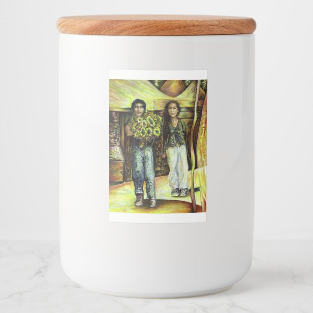 Eine Sixtinische HerausforderungI Phase einer ChaI Lebensmitteletikett (Vorderseite)