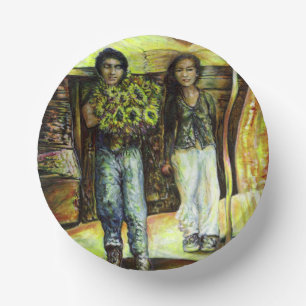 Eine Sixtinische HerausforderungI Phase einer ChaI Pappteller