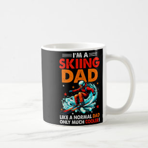 Eine Skifahrer-Vater-Definition viel cooler lustig Kaffeetasse