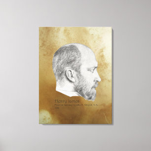 Eine Skizze von Henry James Leinwanddruck