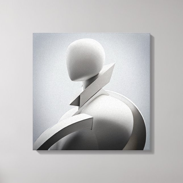 "Eine Skulptur der Dedication und Expression" Leinwanddruck (Vorderseite)