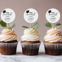 Eine Smart-Cookie-Abschlussfeier Runder Aufkleber