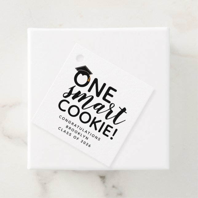 Eine Smart Cookie Absolventin   Geschenkanhänger (Beispiel)