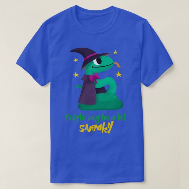 Eine sneakrische Schlange  T-Shirt (Design vorne)