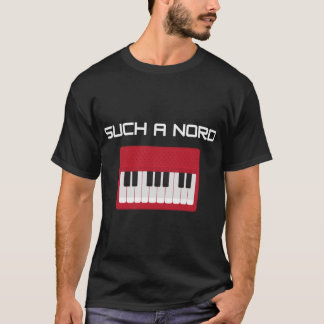 Eine solche Nord-Tastatur liebt den klassischen T T-Shirt