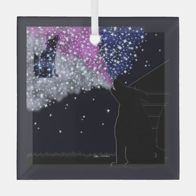 Eine Sommernacht mit Sirius Ornament Aus Glas (Vorderseite)
