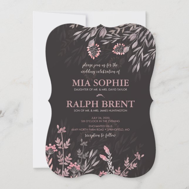 Eine Sommernachtsfeier Einladung (Vorderseite)