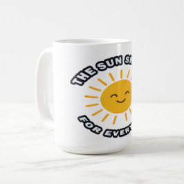 Eine Sonne strahlt Tasse