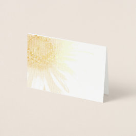 Eine Sonnenblume Folienkarte