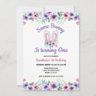 Eine sonnige, bearbeitbare Einladung zum Geburtsta