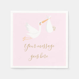 Eine spezielle Baby-Dusche/Sprinkle Serviette