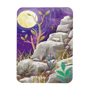 Eine Spinne auf dem Berg Spinnen Lovers Gift Magnet