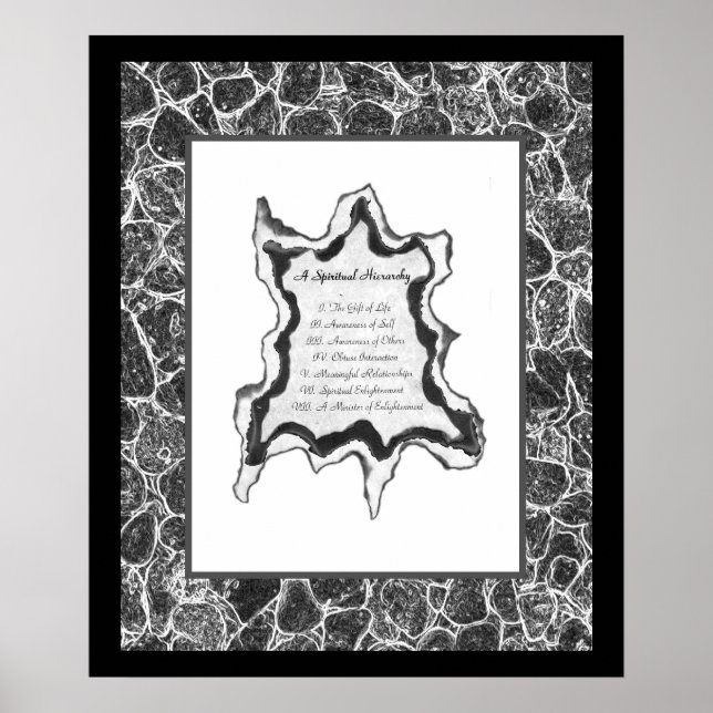 Eine spirituelle Hierarchie Poster (Vorne)