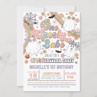 Eine Spooky Babe zum Geburtstag Einladung - Mädche
