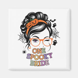 Eine Spooky Bride Funny Bridal Spooky Kostüm Hallo Magnet