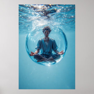 Eine Sprechblase für deine Gedanken Poster
