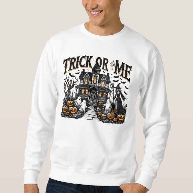 Eine sprichwörtliche Nacht mit Gespenstern und Kür Sweatshirt (Vorderseite)