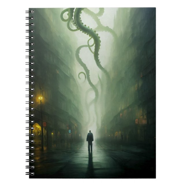 Eine Stadt unter dem Horror Cthulhu Notizblock (Vorderseite)