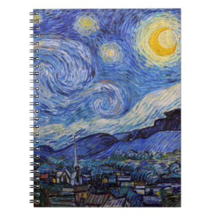 Eine Starry Night: Saint Remy von Vincent Van Gogh Notizblock