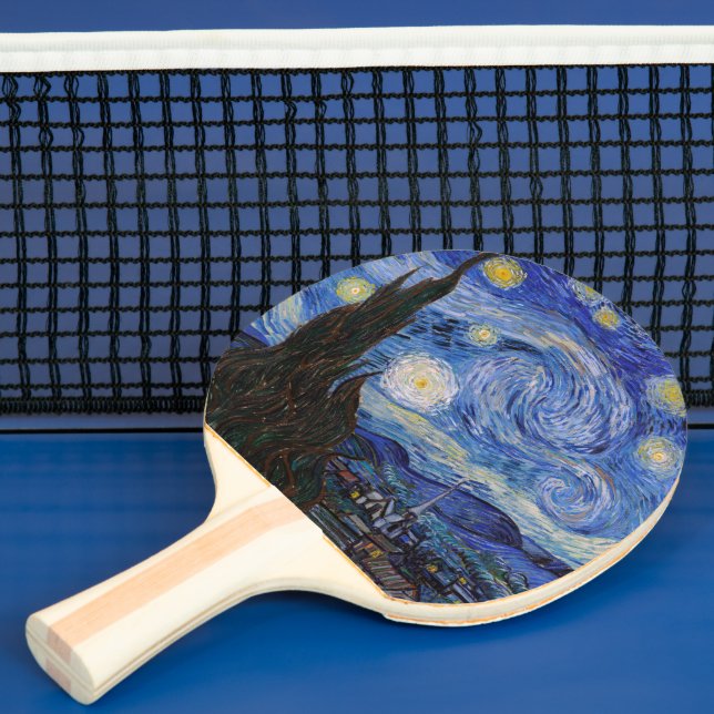 Eine Starry Night: Saint Remy von Vincent Van Gogh Tischtennis Schläger (InSitu)
