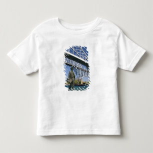 Eine Statue von Thomas Edison vom lokalen Künstler Kleinkind T-shirt
