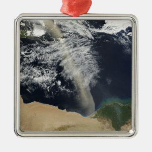 Eine Staubfeder Ornament Aus Metall