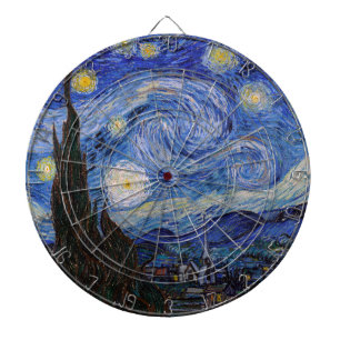 Eine Sternennacht: Saint Remy von Vincent Van Gogh Dartscheibe