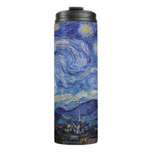 Eine Sternennacht: Saint Remy von Vincent Van Gogh Thermosbecher