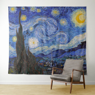 Eine Sternennacht: Saint Remy von Vincent Van Gogh Wandteppich
