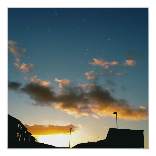 Eine sterngekrönte Straße Poster (Vorderseite)