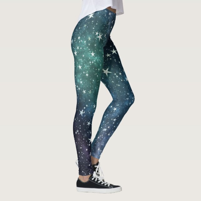 Eine sternvolle Nacht Leggings (Rechts)