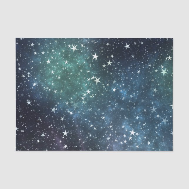 Eine sternvolle Nacht Seidenpapier (Vorderseite)
