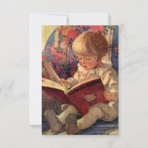 „Eine stille Ecke“ von Jessie Willcox Smith Dankeskarte